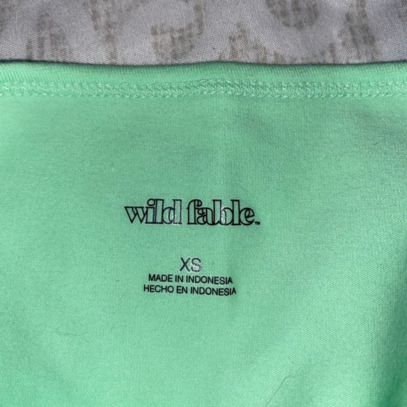 Mint green spaghetti strap body suit Target xs - Picture 4 of 5